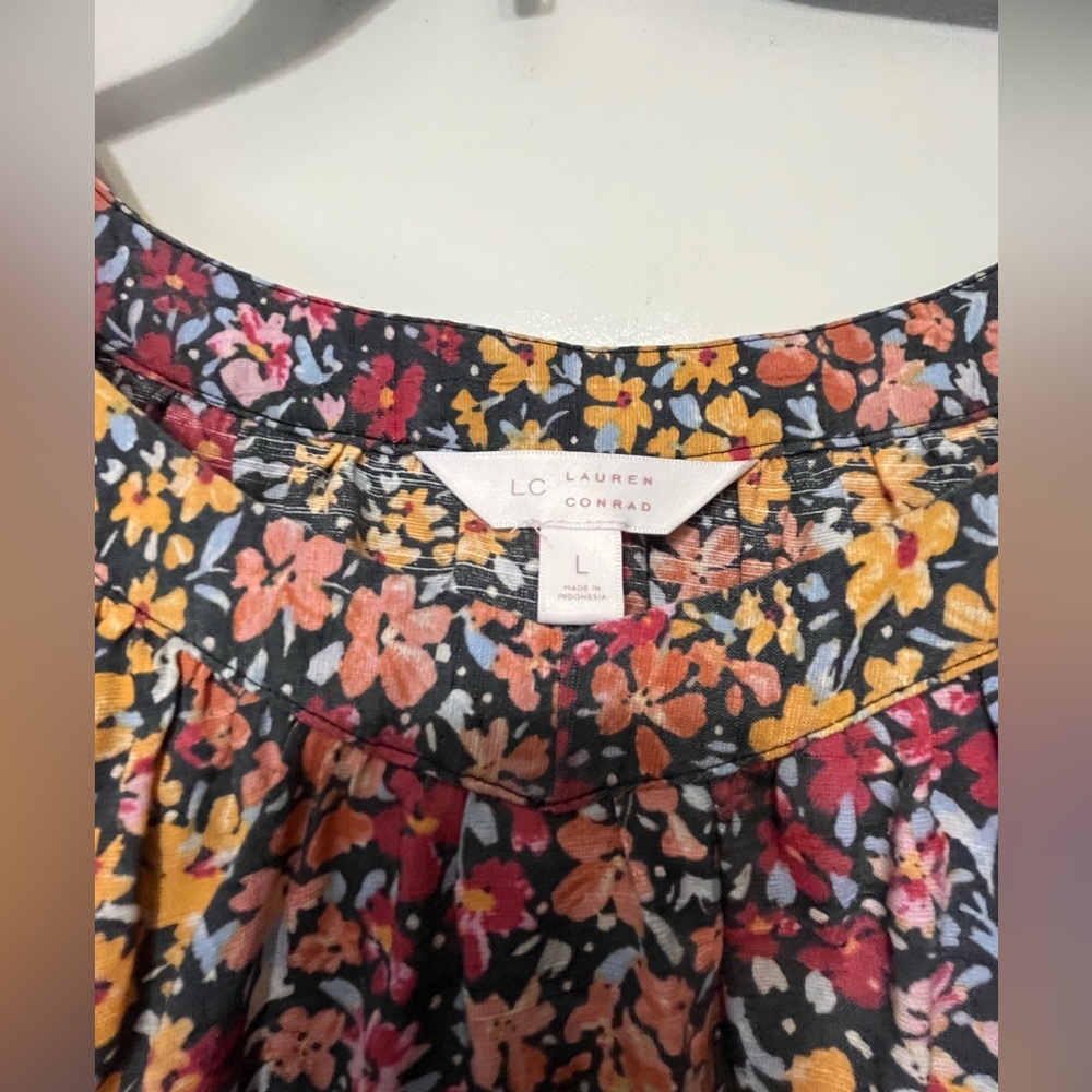 LC Lauren Conrad Floral Blouse - Multicolor